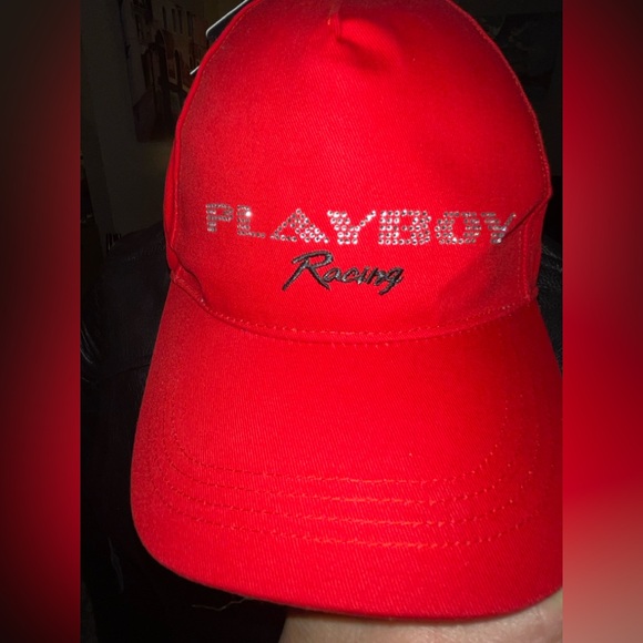 Playboy Racing Red Cap - Picture 1 of 4